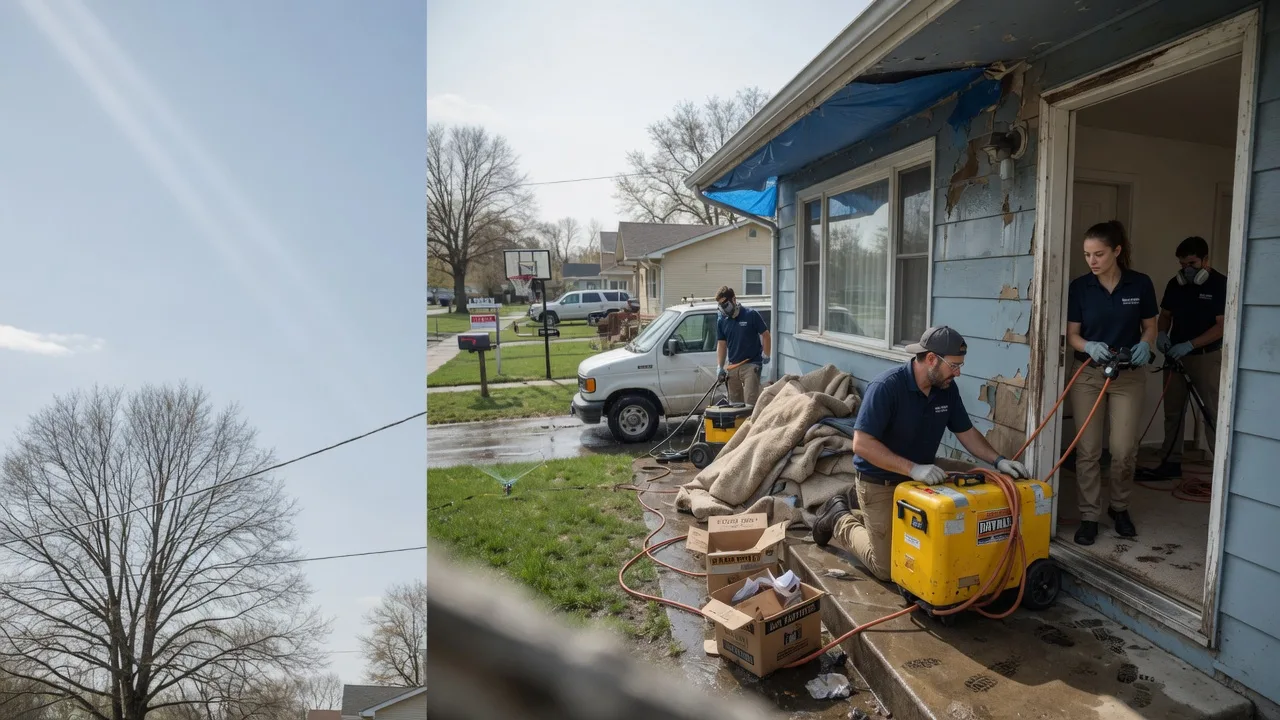 Basement Flood Cleanup in Latham, KS near me